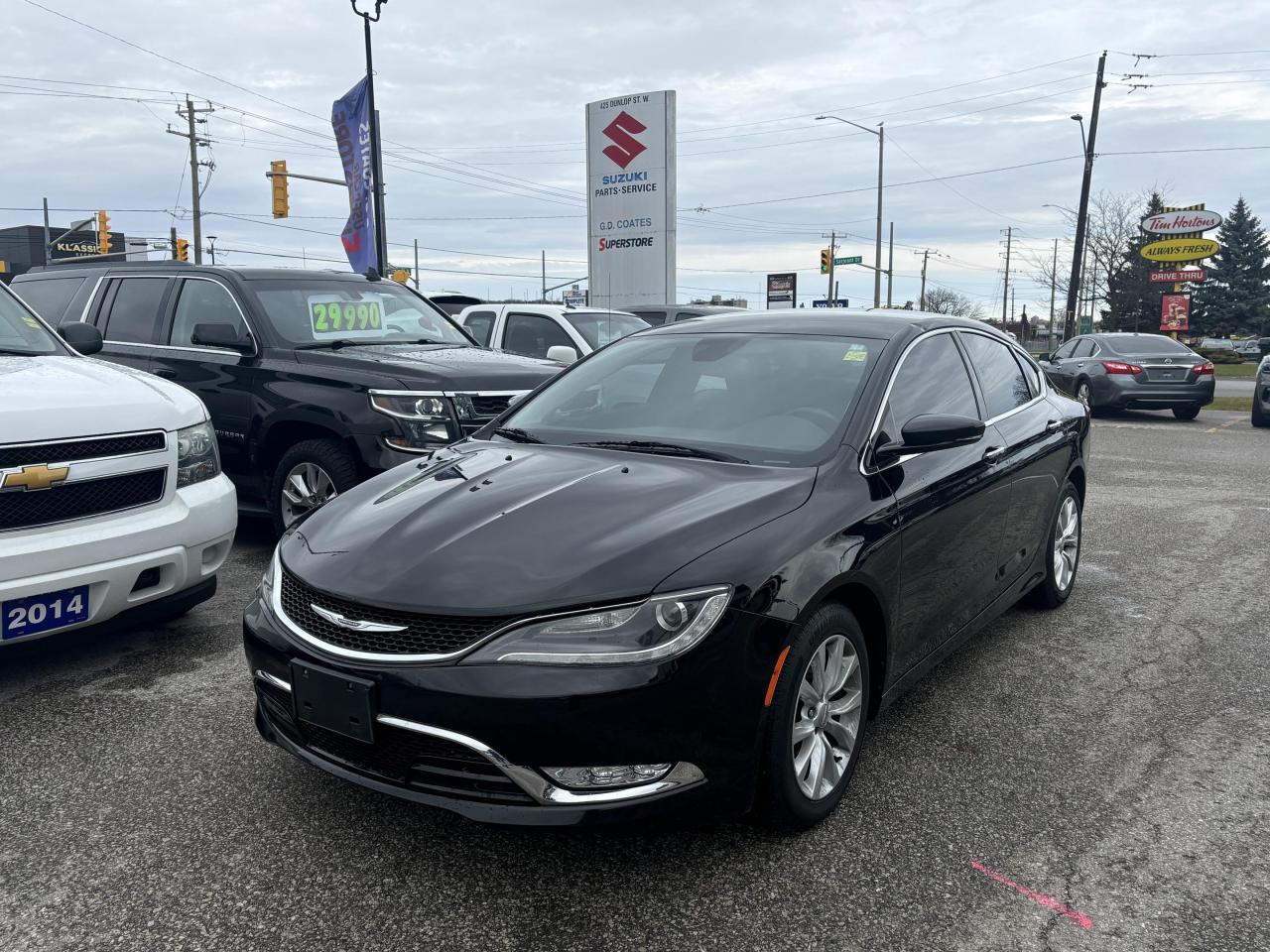 Used 2016 Chrysler 200 C ~Nav ~Camera ~Heated/Cooled Leather ~Bluetooth for sale in Barrie, ON