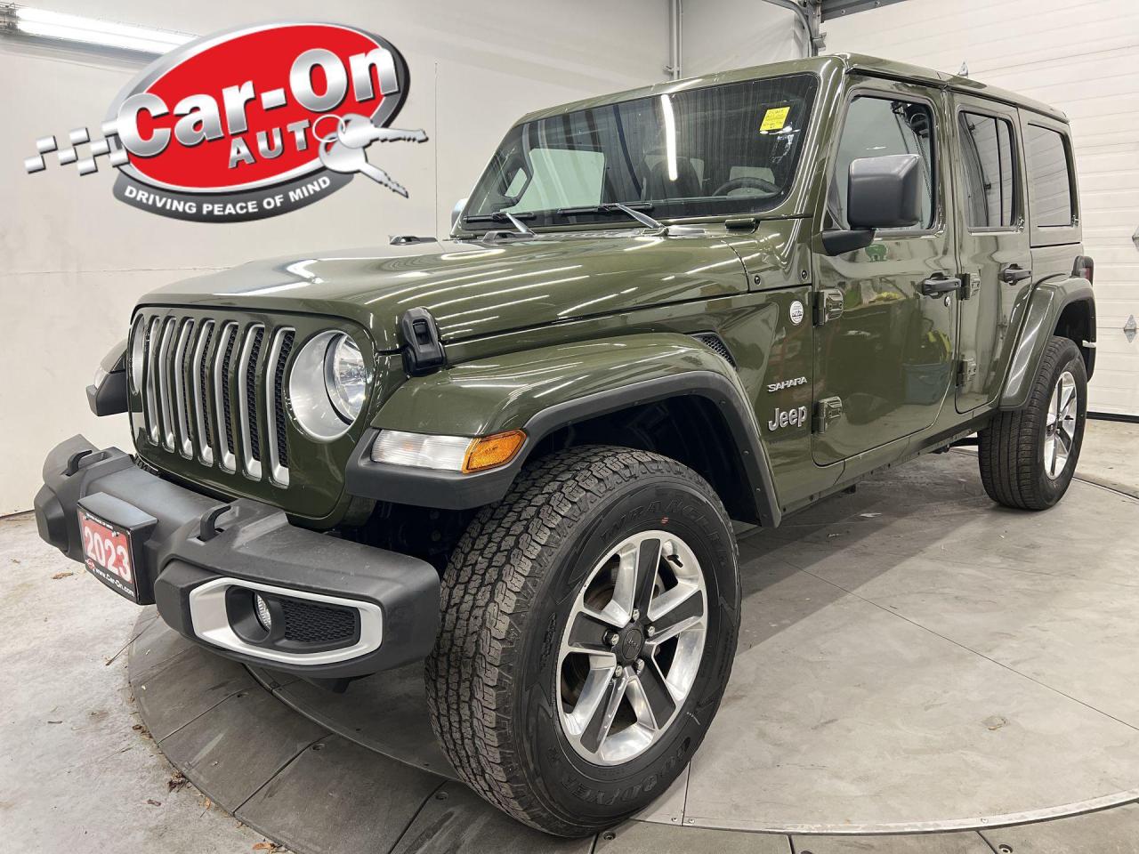 Used 2023 Jeep Wrangler Unlimited SAHARA |AUTO |HARD TOP |CARPLAY |NAV |ALPINE AUDIO for sale in Ottawa, ON