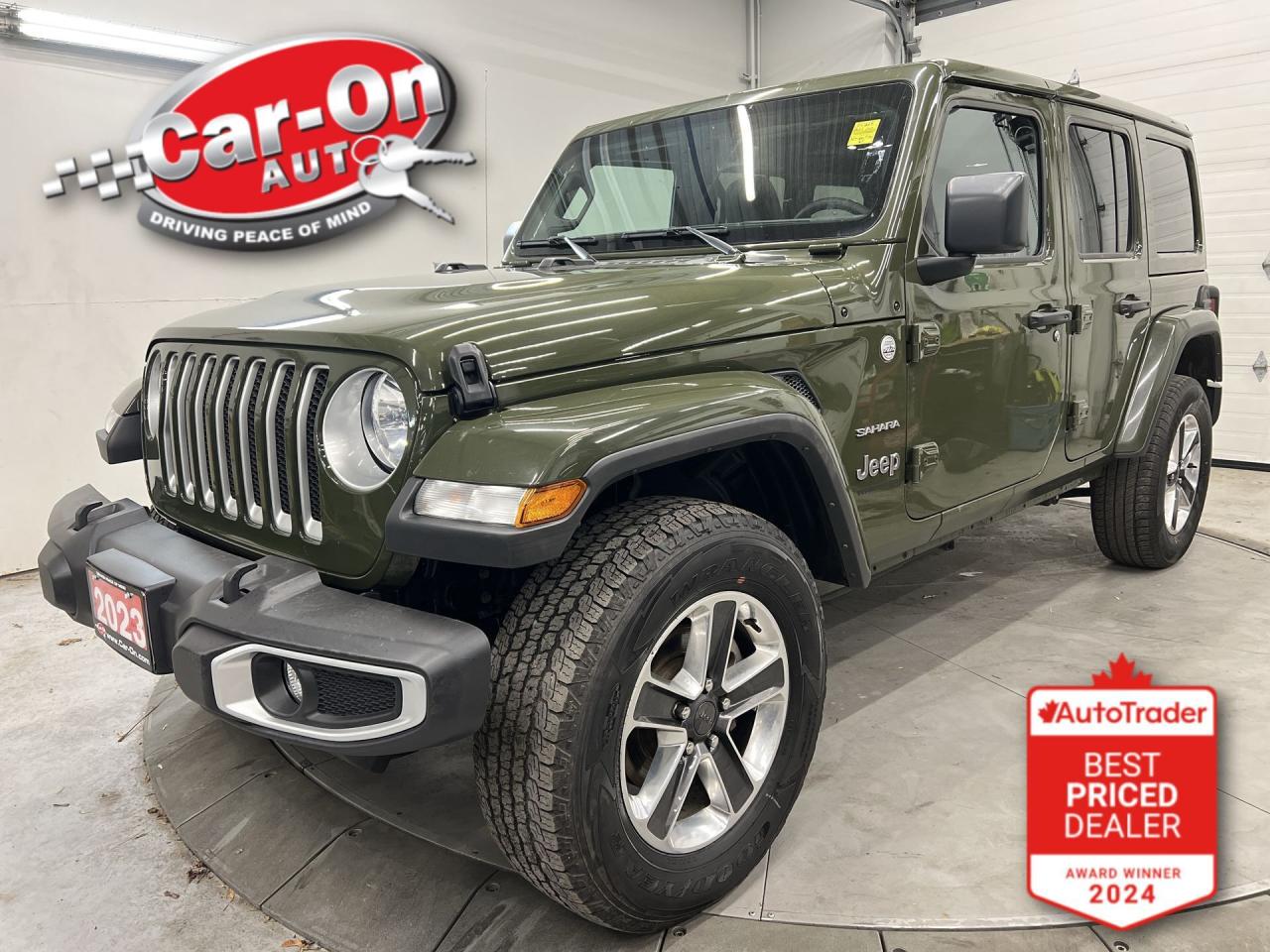 Used 2023 Jeep Wrangler Unlimited SAHARA |AUTO |HARD TOP |CARPLAY |NAV |ALPINE AUDIO for sale in Ottawa, ON