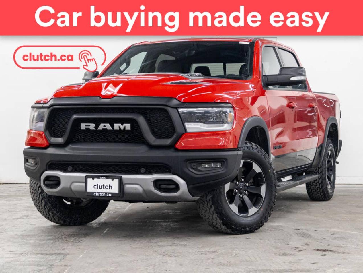 Used 2020 RAM 1500 Rebel Crew Cab 4X4 w/ Apple CarPlay & Android Auto, Heated Steering Wheel, Heated Front Seats for sale in Toronto, ON