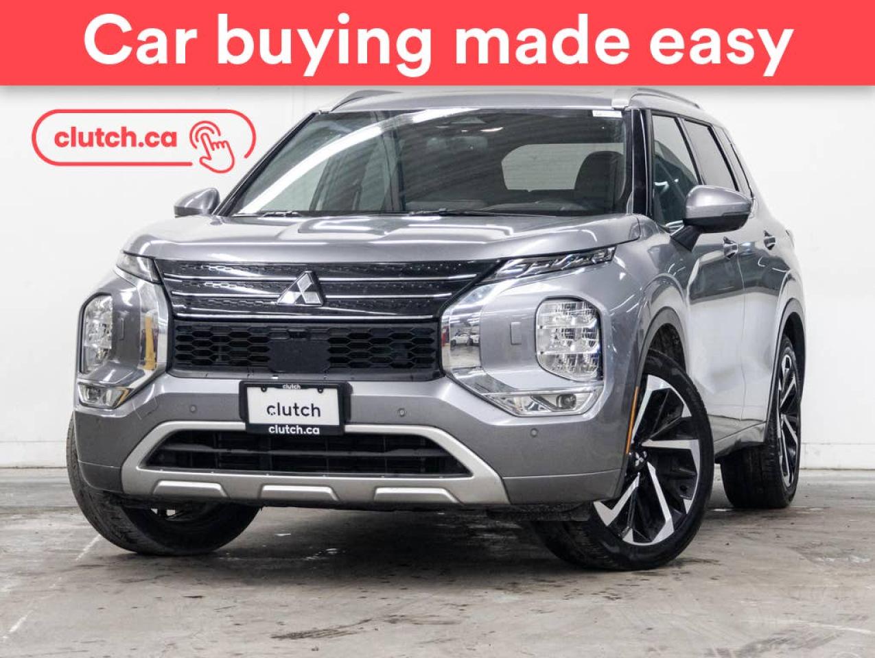 Used 2022 Mitsubishi Outlander GT S-AWC  w/ Premium Package w/ Apple CarPlay & Android Auto, Panoramic Moonroof, Nav for sale in Toronto, ON