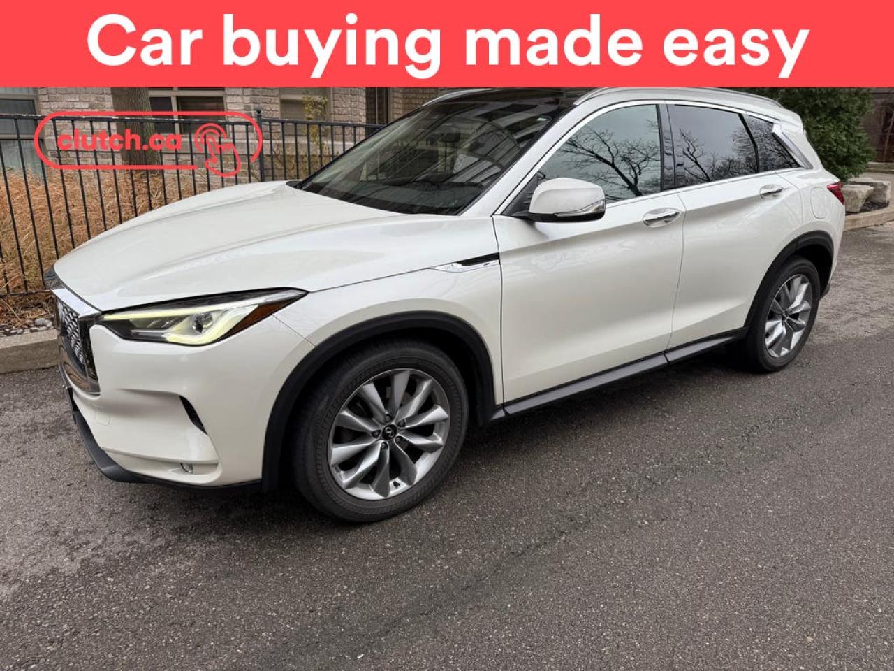 Used 2021 Infiniti QX50 Luxe AWD w/ Apple CarPlay & Android Auto, Panoramic Moonroof, Rearview Cam for sale in Toronto, ON