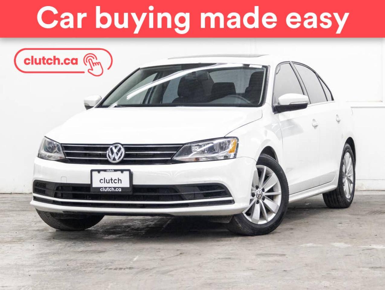 Used 2016 Volkswagen Jetta Trendline + w/ Power Sunroof, A/C, Rearview Cam for sale in Toronto, ON