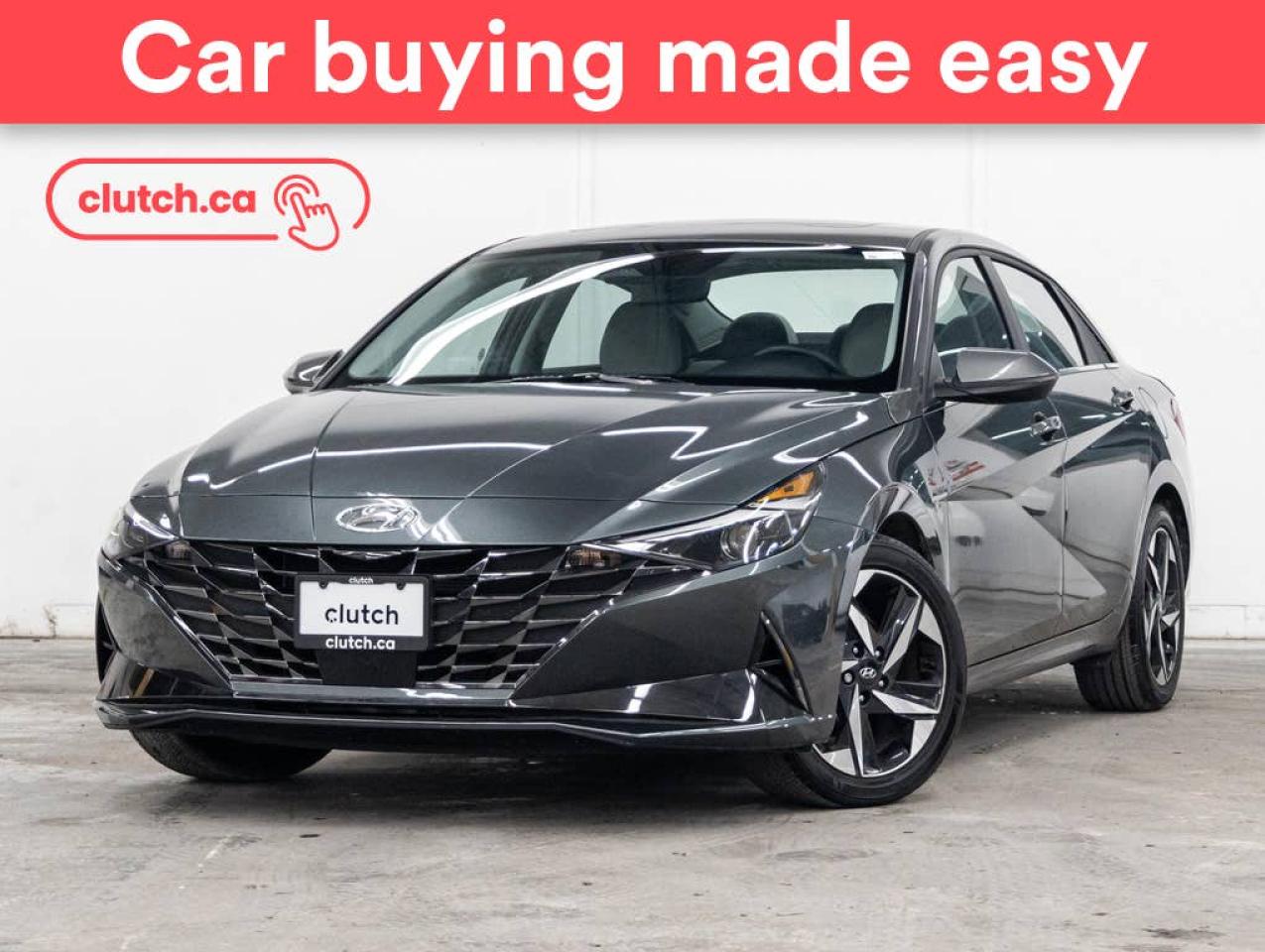 Used 2023 Hyundai Elantra Luxury IVT w/ Apple CarPlay & Android Auto, Dual Zone A/C, Power Sunroof for sale in Toronto, ON