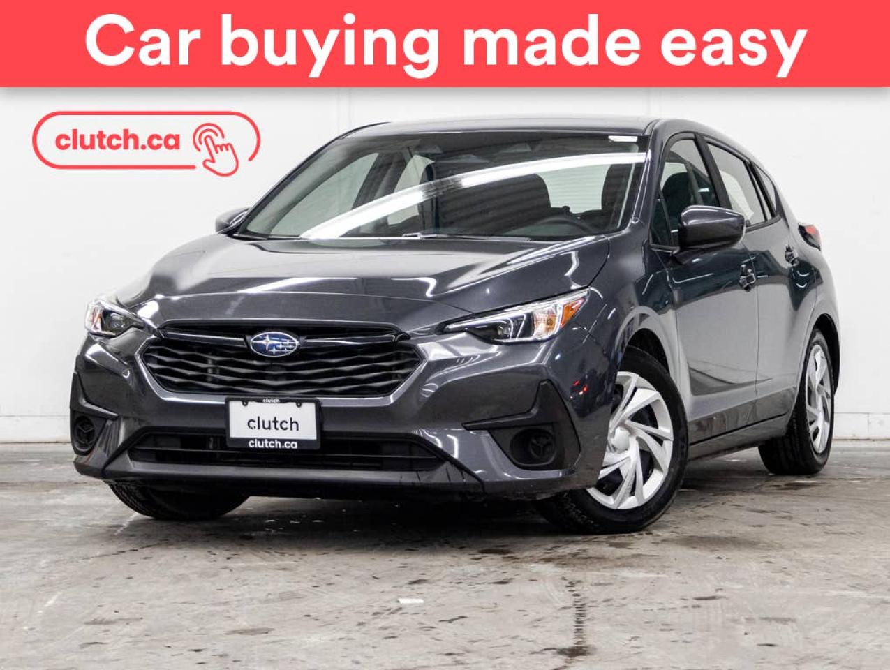 Used 2024 Subaru Impreza Convenience AWD w/ Apple CarPlay & Android Auto, Dual Zone A/C, Rearview Cam for sale in Toronto, ON