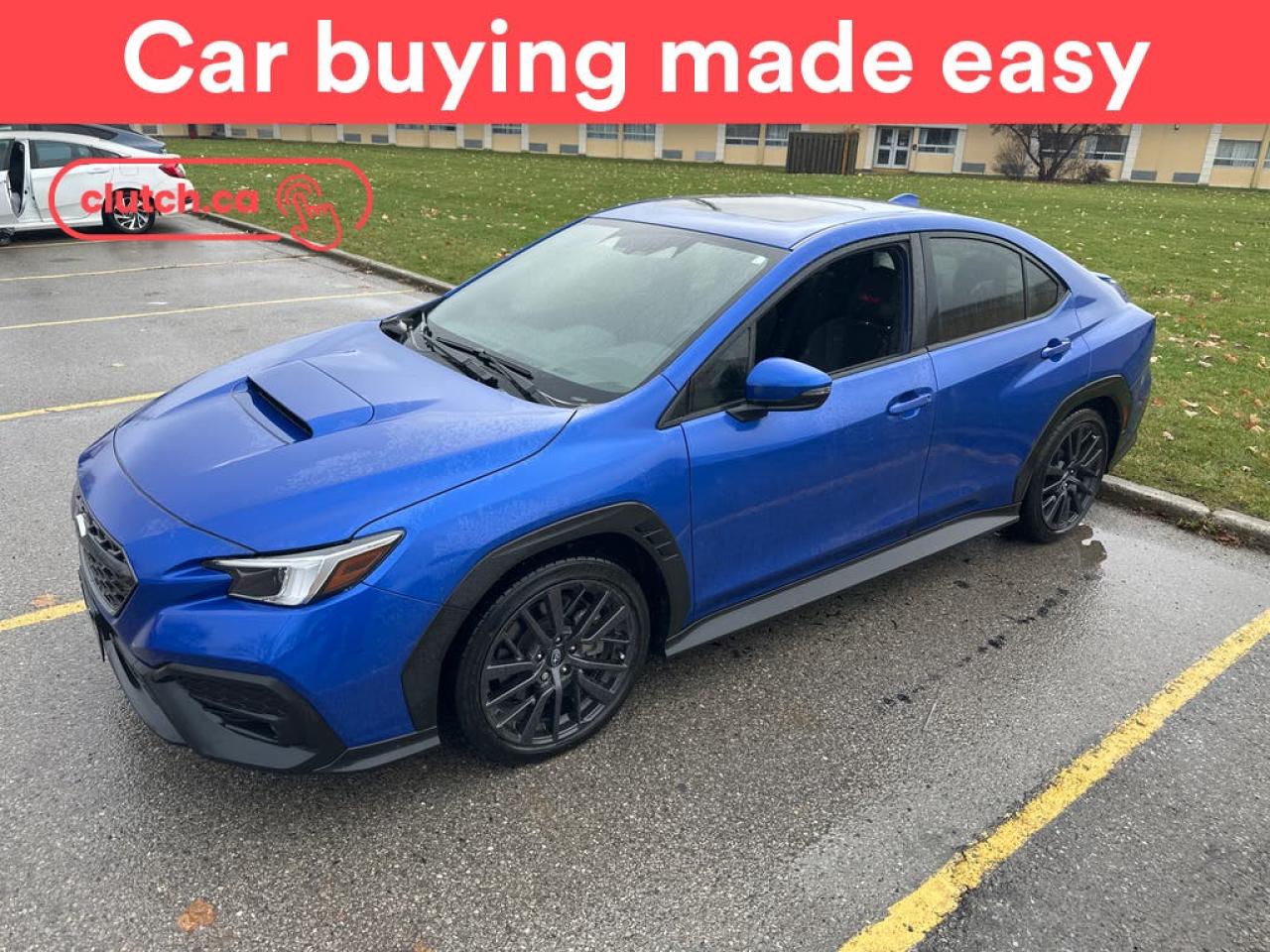 Used 2022 Subaru WRX Sport Tech AWD w/ EyeSight w/ Apple CarPlay & Android Auto, Dual Zone A/C, Power Sunroof for sale in Toronto, ON