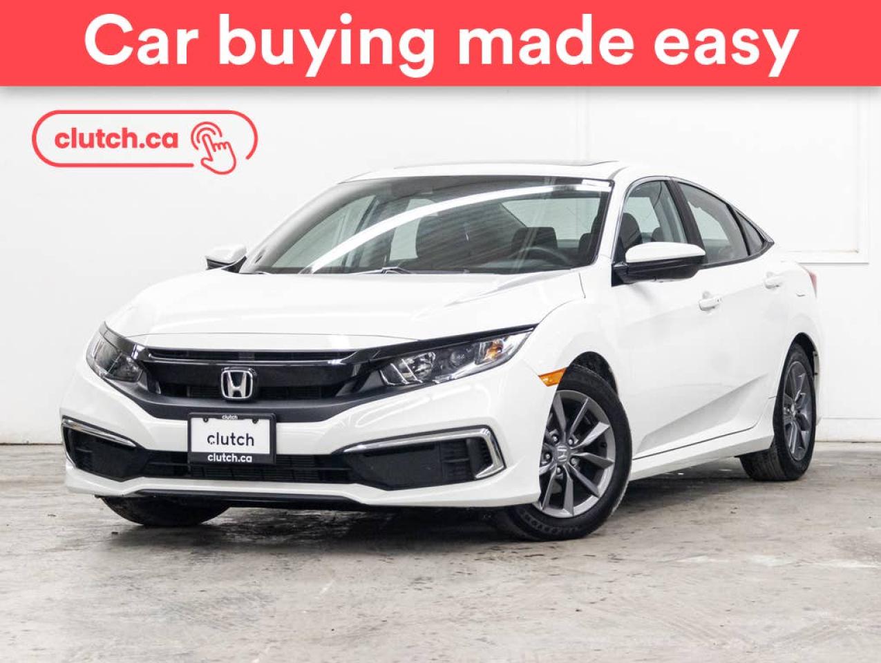 Used 2021 Honda Civic EX w/ Apple CarPlay & Android Auto, Dual Zone A/C, Power Sunroof for sale in Toronto, ON