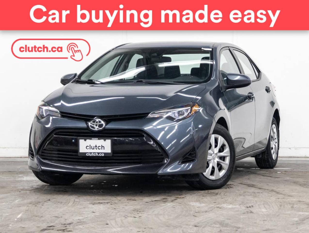 Used 2017 Toyota Corolla LE w/ Adaptive Cruise Control, A/C, Rearview Cam for sale in Toronto, ON