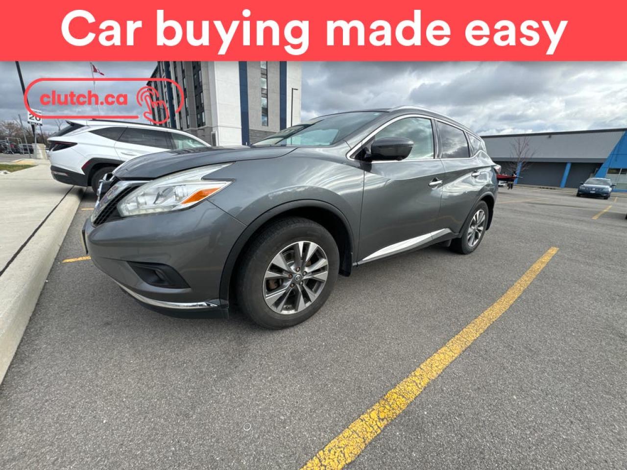 Used 2016 Nissan Murano SL AWD w/ Panoramic Sunroof, Dual Zone A/C, 360 Degree Cam for sale in Toronto, ON