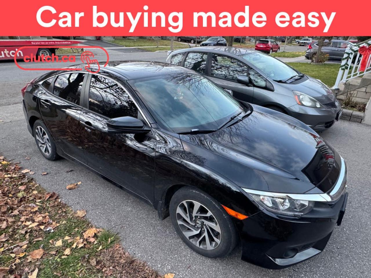 Used 2017 Honda Civic EX w/ Apple CarPlay & Android Auto, Dual Zone A/C, Power Sunroof for sale in Toronto, ON