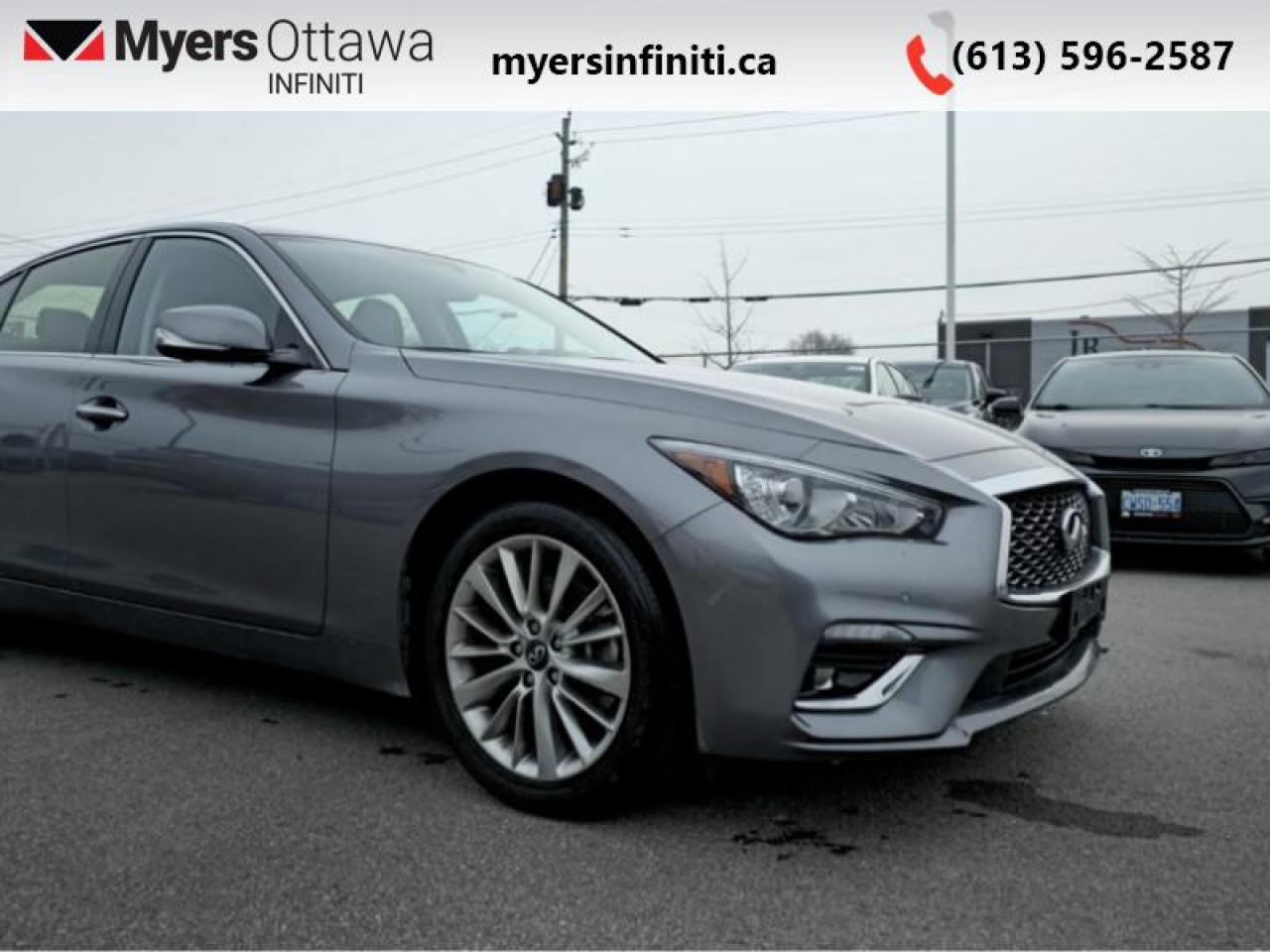 Used 2021 Infiniti Q50 LUXE  - Certified - Navigation for sale in Ottawa, ON