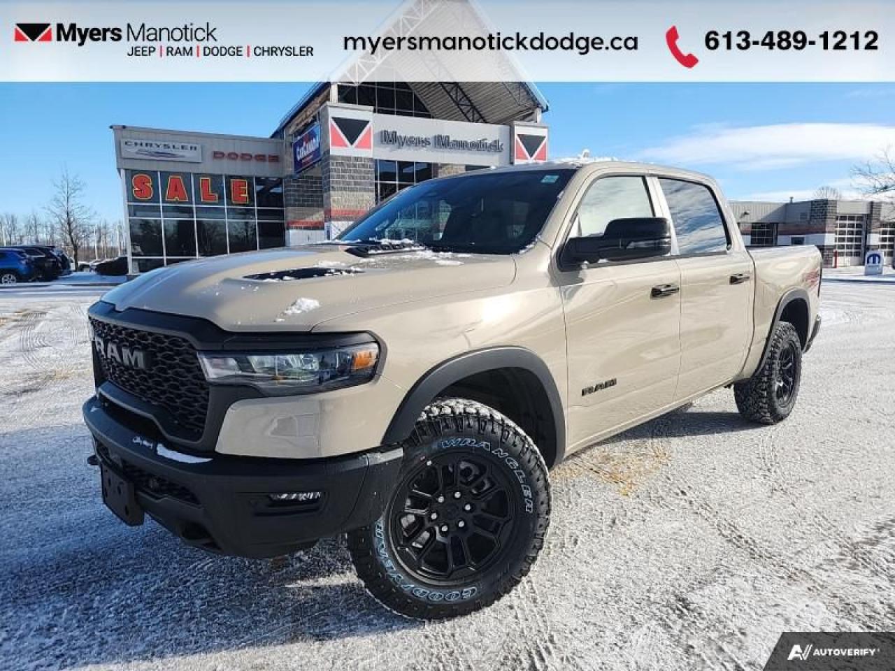 New 2025 RAM 1500 Rebel  - Leather Seats for sale in Ottawa, ON