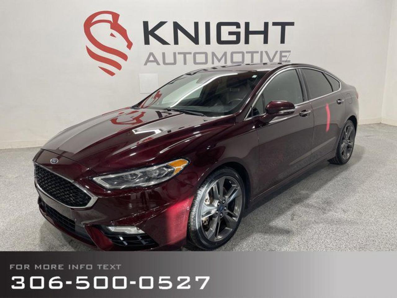 Used 2017 Ford Fusion V6 Sport with Driver Assist Pkg for sale in Moose Jaw, SK