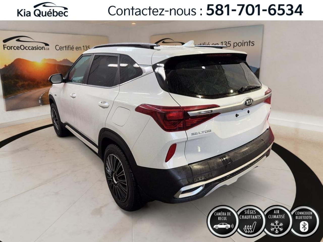 Used 2021 Kia Seltos EX * AWD* TOIT* CUIR* ANGLES MORTS* CARPLAY* for sale in Québec, QC