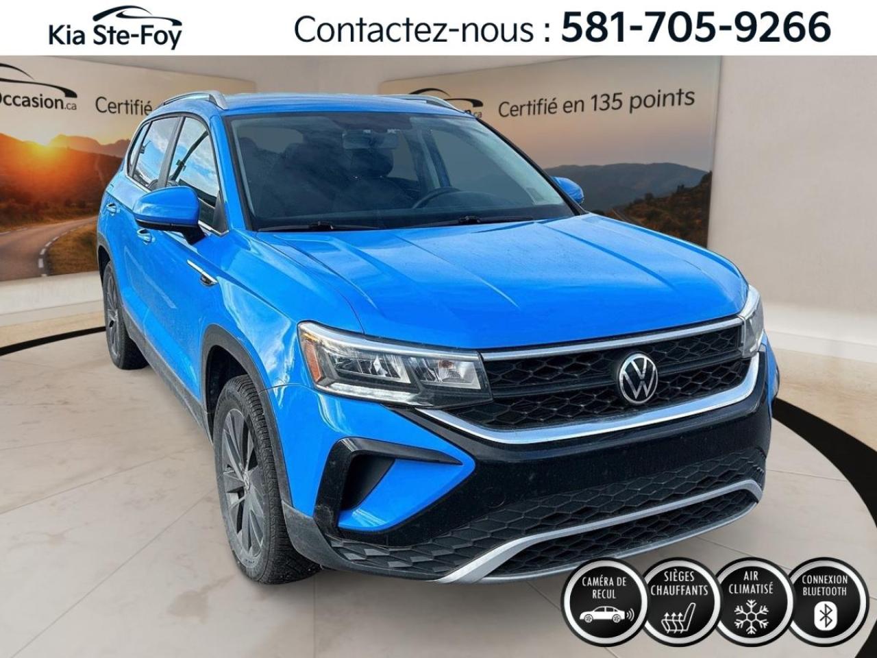 Used 2022 Volkswagen Taos COMFORTLINE* AWD* SIEGES CHAUFFANTS* CAMERA* for sale in Ste-Foy, QC