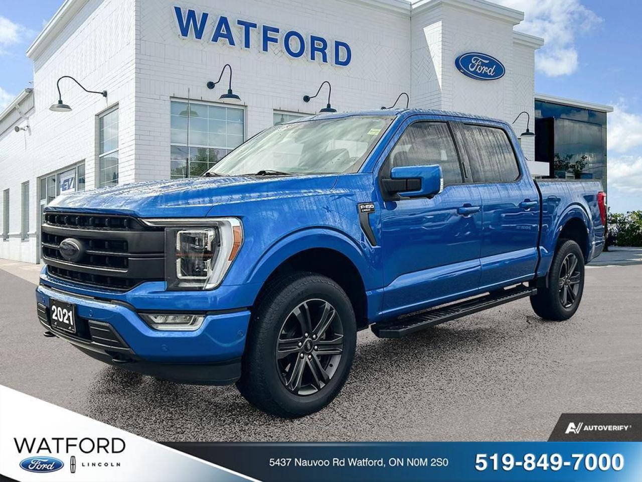 Used 2021 Ford F-150 LARIAT cabine SuperCrew 4RM caisse de 5,5 pi for sale in Watford, ON