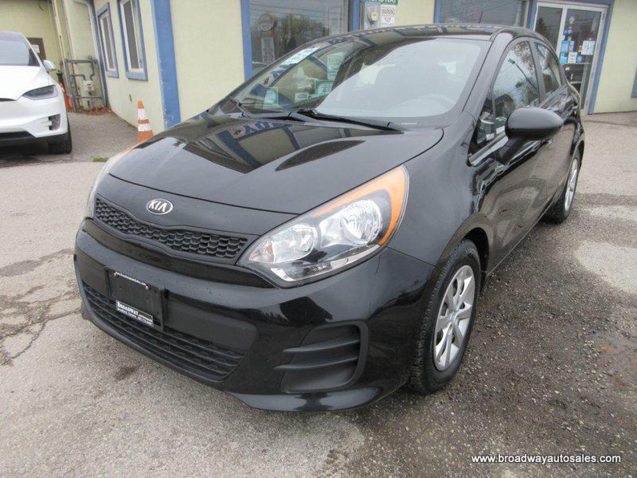 Used 2017 Kia Rio5 GREAT VALUE GDI-SERIES 5 PASSENGER 1.6L - DOHC.. ACTIVE-ECO-MODE-PACKAGE.. CD/AUX/USB INPUT.. BLUETOOTH SYSTEM.. for sale in Bradford, ON