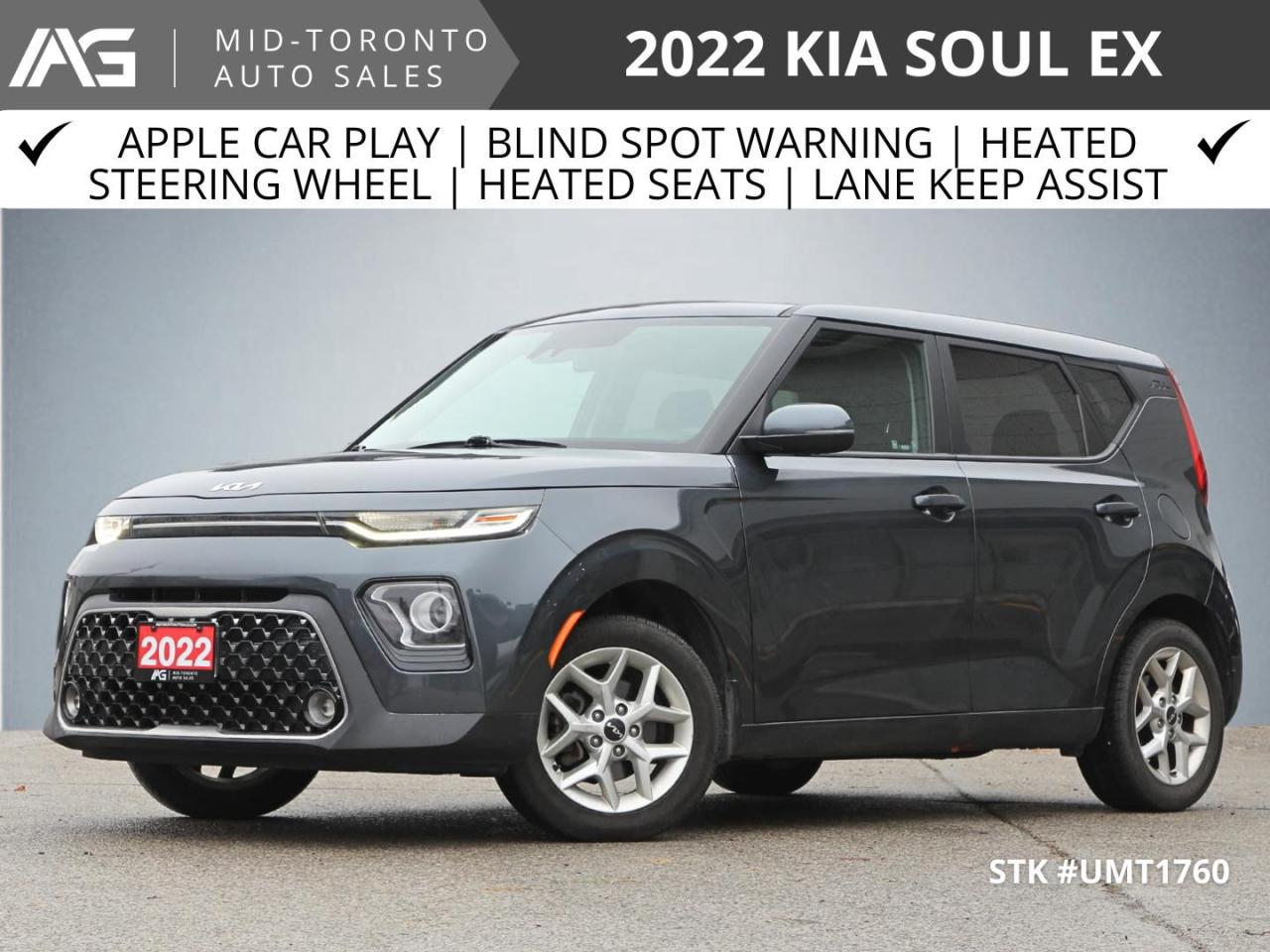 Used 2022 Kia Soul EX - Heated Seats & Steering Wheel - Blind Spot - Navigation W/Apple Car Play - Lane Keep for sale in North York, ON