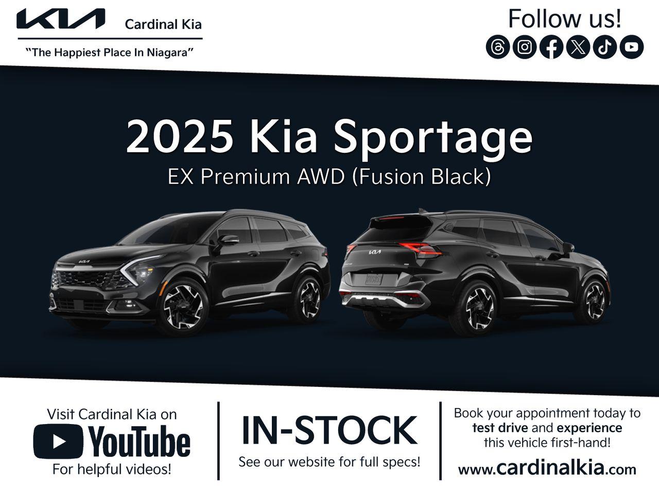 New 2025 Kia Sportage EX Premium for sale in Niagara Falls, ON