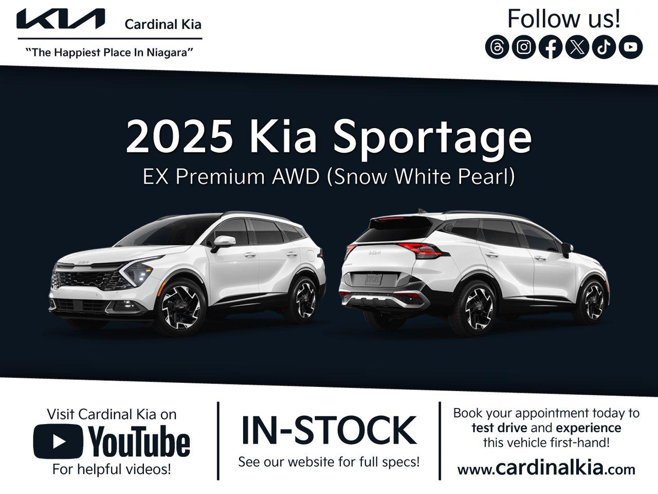 New 2025 Kia Sportage EX Premium for sale in Niagara Falls, ON