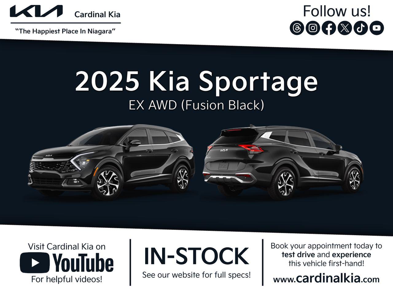 New 2025 Kia Sportage EX for sale in Niagara Falls, ON