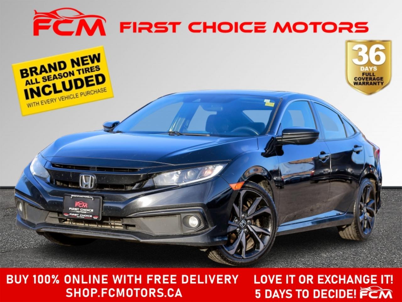 Used 2019 Honda Civic SPORT ~AUTOMATIC, FULLY CERTIFIED WITH WARRANTY!!! for sale in North York, ON