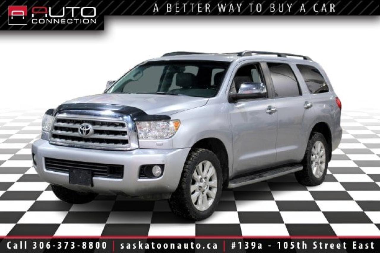 Used 2014 Toyota Sequoia Platinum - 4x4 - ACCIDENT FREE - COOLED SEATS - DYNAMIC CRUISE - NAVIGATION - LOW KMS for sale in Saskatoon, SK