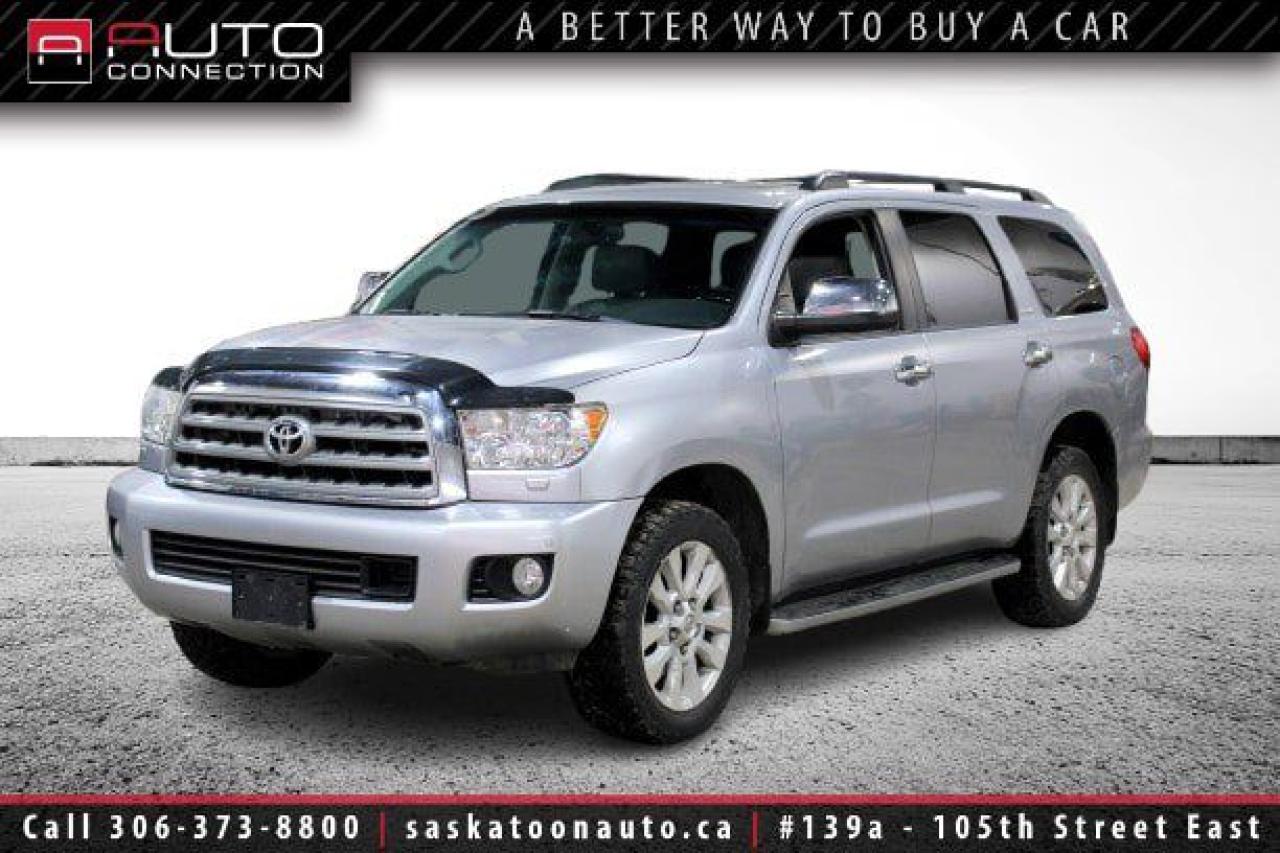 Used 2014 Toyota Sequoia Platinum - 4x4 - ACCIDENT FREE - COOLED SEATS - DYNAMIC CRUISE - NAVIGATION - LOW KMS for sale in Saskatoon, SK