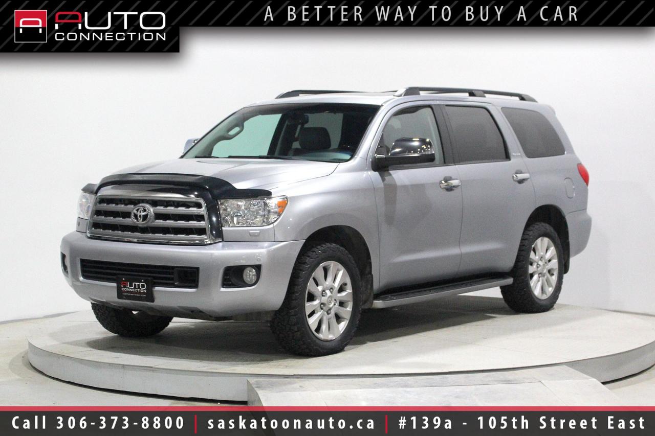 Used 2014 Toyota Sequoia Platinum - 4x4 - ACCIDENT FREE - COOLED SEATS - DYNAMIC CRUISE - NAVIGATION - LOW KMS for sale in Saskatoon, SK