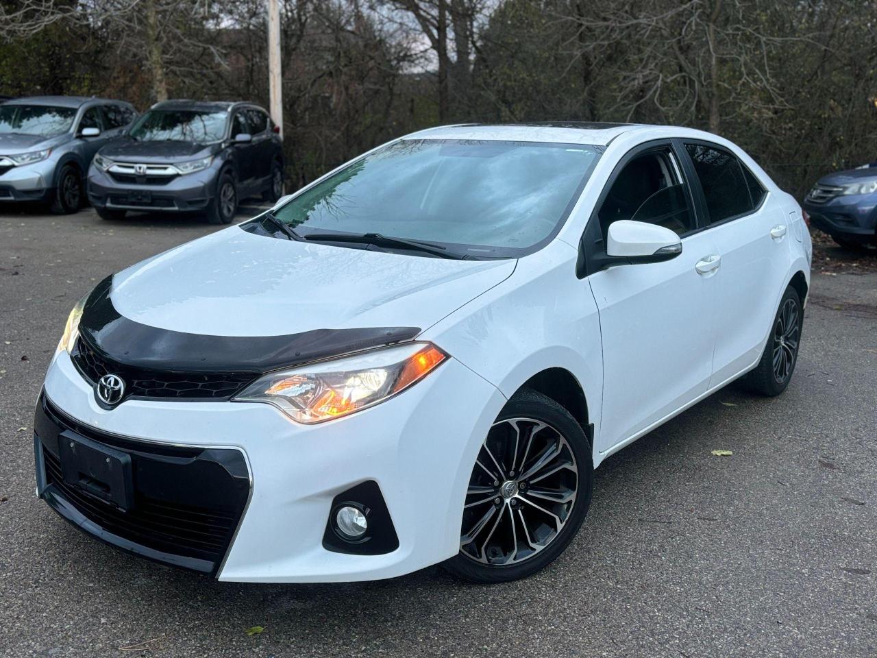 Used 2016 Toyota Corolla S,ALLOYS,SUNROOF,LEATHER,NO ACCIDENT,SAFETY INCLUD for sale in Richmond Hill, ON