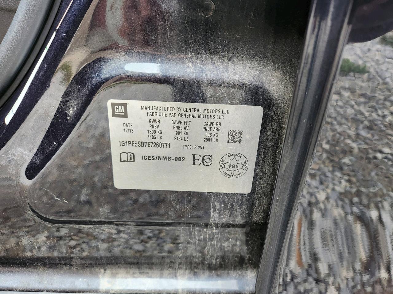 2014 Chevrolet Cruze 4dr Sdn 2LT with Safety and Warranty, Financing available Photo