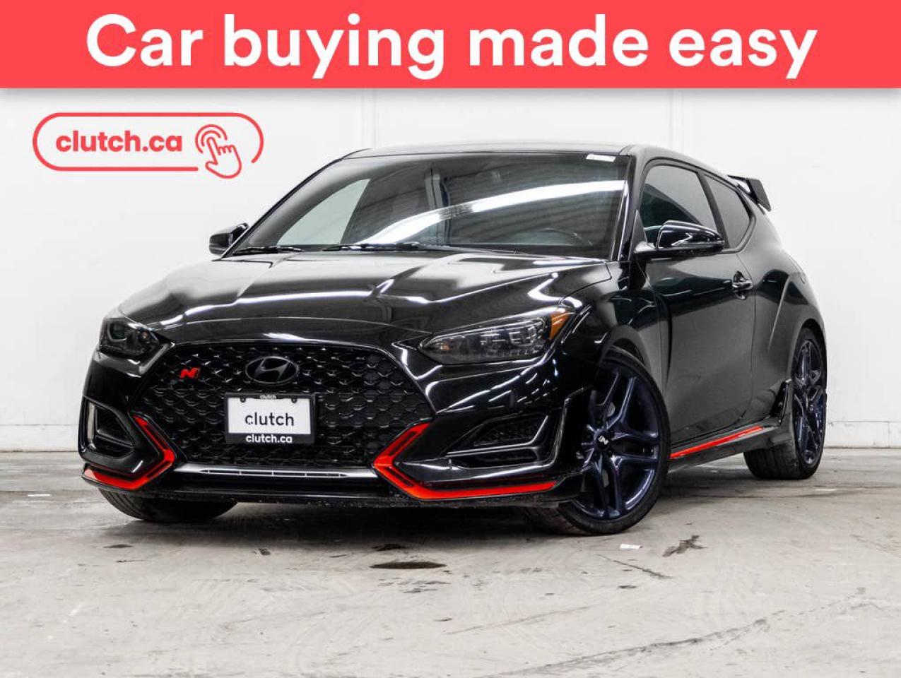 Used 2022 Hyundai Veloster N DCT w/ Apple CarPlay & Android Auto, Heated Steering Wheel, Heated Front Seats for sale in Toronto, ON