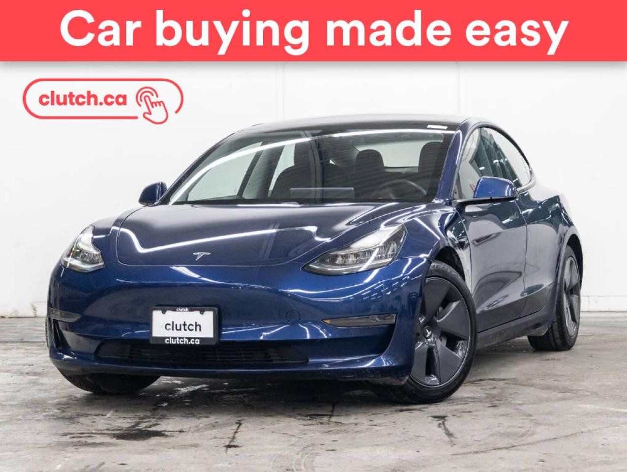 Used 2021 Tesla Model 3 Standard Range Plus w/ Autopilot, Nav, Glass Roof for sale in Toronto, ON