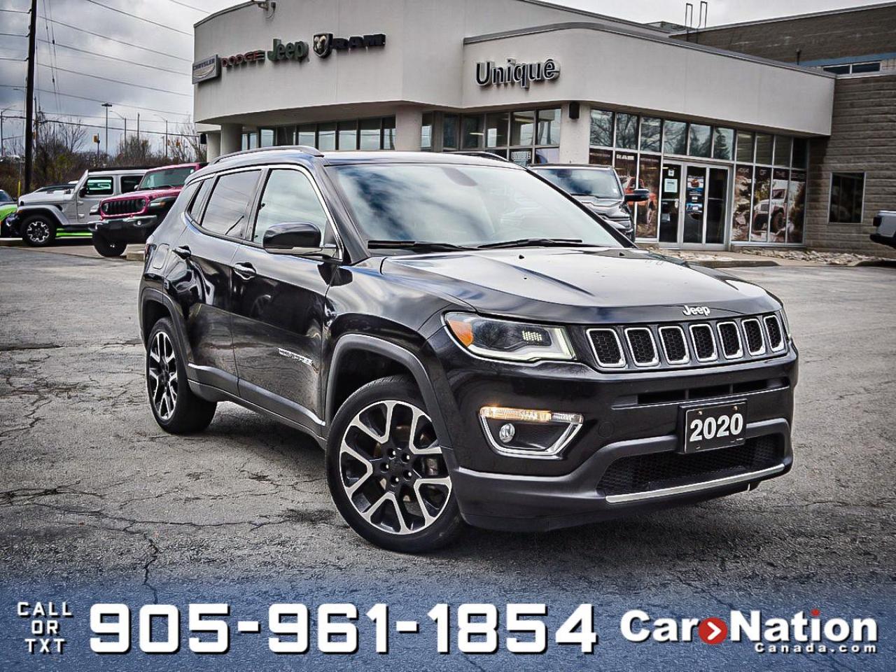 Used 2020 Jeep Compass Limited 4x4| PANO ROOF| NAV| LEATHER| for sale in Burlington, ON