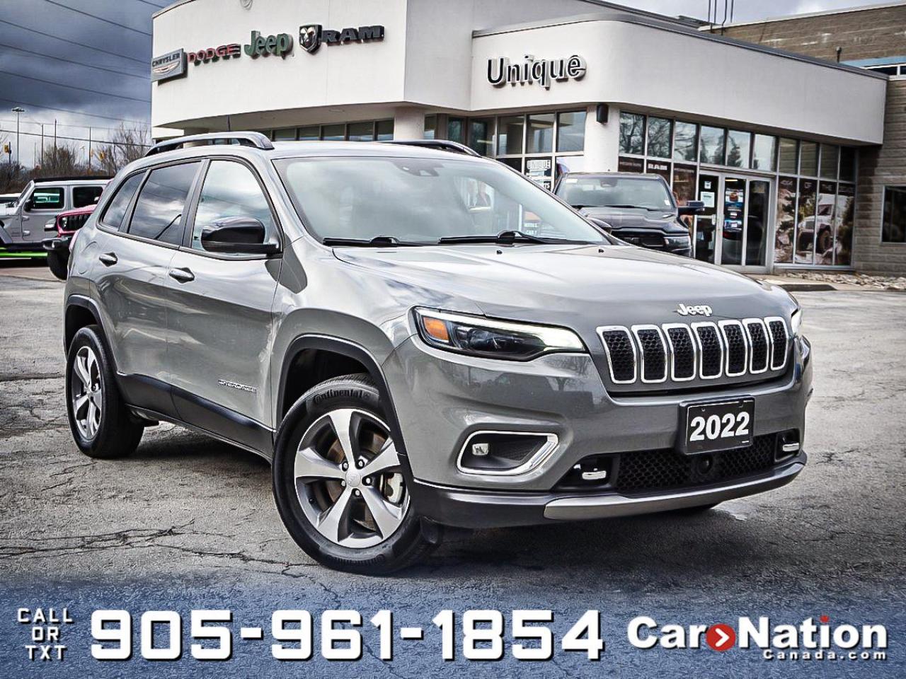 Used 2022 Jeep Cherokee Limited 4x4| ELITE PKG| PANO ROOF| NAV| for sale in Burlington, ON