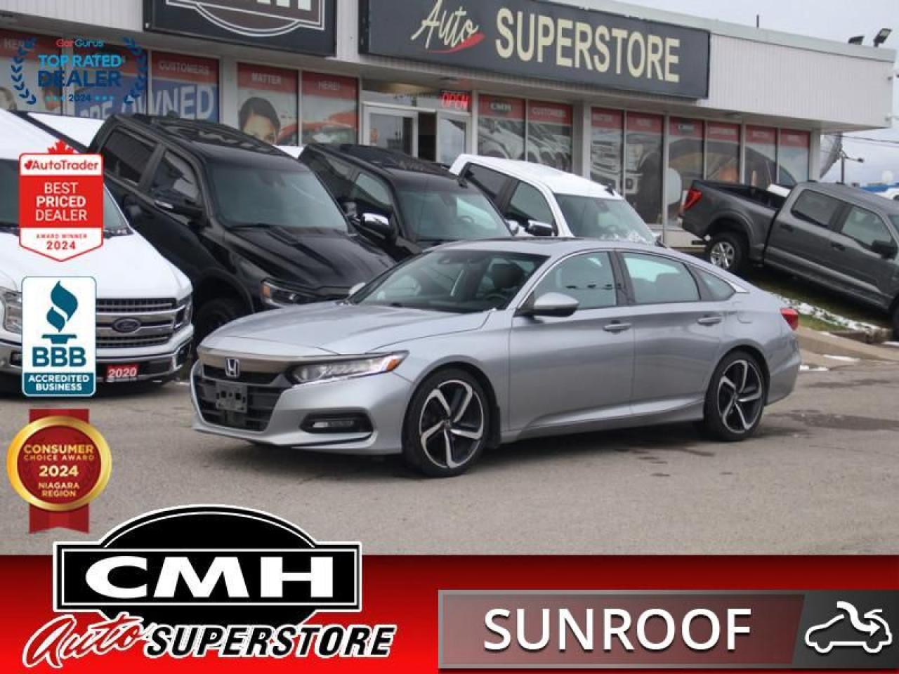 Used 2018 Honda Accord Sedan Sport 2.0  **ADAP CC - SUNROOF** for sale in St. Catharines, ON