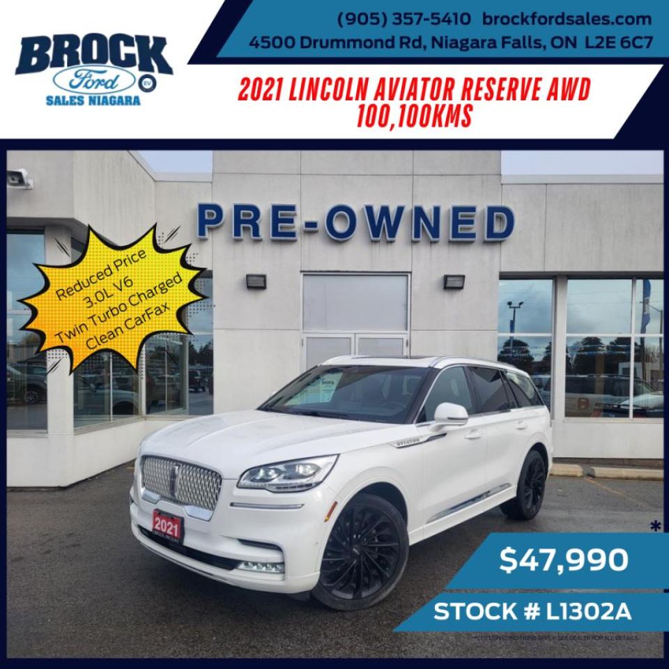 Used 2021 Lincoln Aviator Ultra TI for sale in Niagara Falls, ON