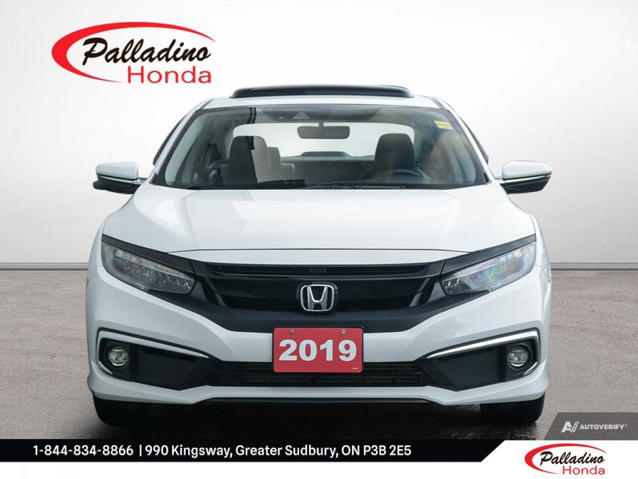 Used 2019 Honda Civic Sedan Touring for sale in Greater Sudbury, ON