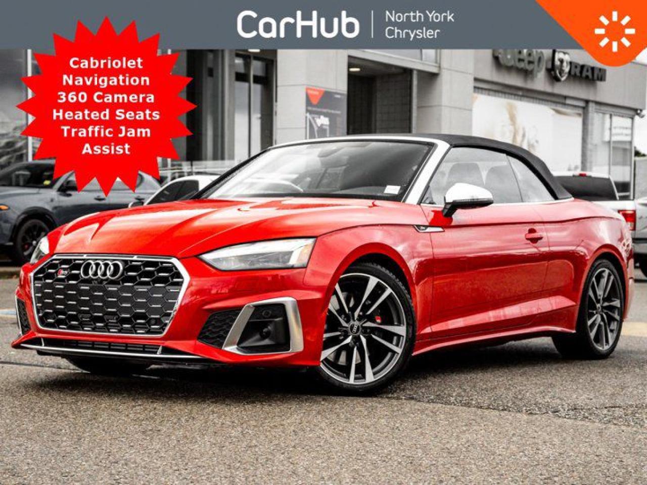 Used 2022 Audi S5 Cabriolet Technik Cabriolet Nav 360 Cam Heated Seats Traffic Jam Assist for sale in Thornhill, ON