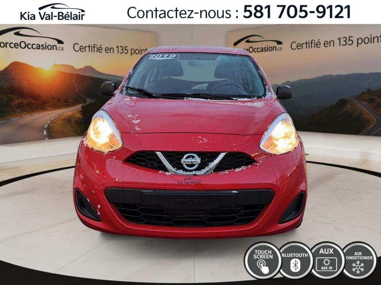 Used 2019 Nissan Micra S MANUEL * CAMÉRA * CRUISE * BLUETOOTH * for sale in Québec, QC