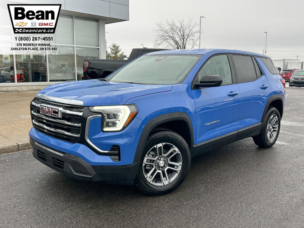 New 2025 GMC Terrain Elevation 1.5L 4 CYL WITH REMOTE START/ENTRY, HEATED SEATS, HEATED STEERING WHEEL, ADAPTIVE CRUISE CONTROL, HD REAR VIEW CAMERA, APPLE CARPLAY AND ANDROID AUTO for sale in Carleton Place, ON