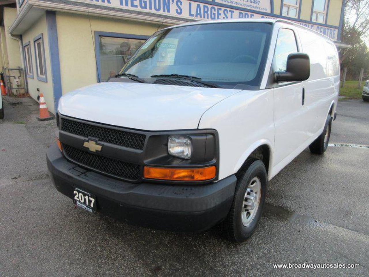 Used 2017 Chevrolet Express 3/4 TON CARGO-MOVING 2 PASSENGER 4.8L - V8.. TOW SUPPORT.. BARN-DOOR-ENTRANCES.. SHORTY.. BACK-UP CAMERA.. for sale in Bradford, ON