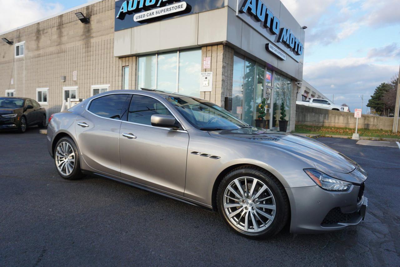 Used 2015 Maserati Ghibli S Q4 CERTIFIED *FREE ACCIDENT* NAVI CAMERA BLUETOOTH LEATHER HEATED SUNROOF CRUISE ALLOYS for sale in Burlington, ON