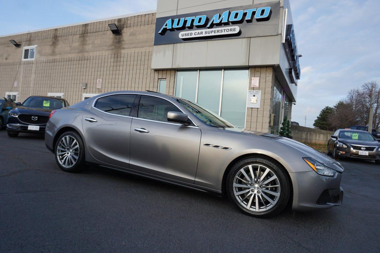 Used 2015 Maserati Ghibli S Q4 AWD CERTIFIED *FREE ACCIDENT* NAVI CAMERA BLUETOOTH LEATHER HEATED SUNROOF CRUISE ALLOYS for sale in Burlington, ON