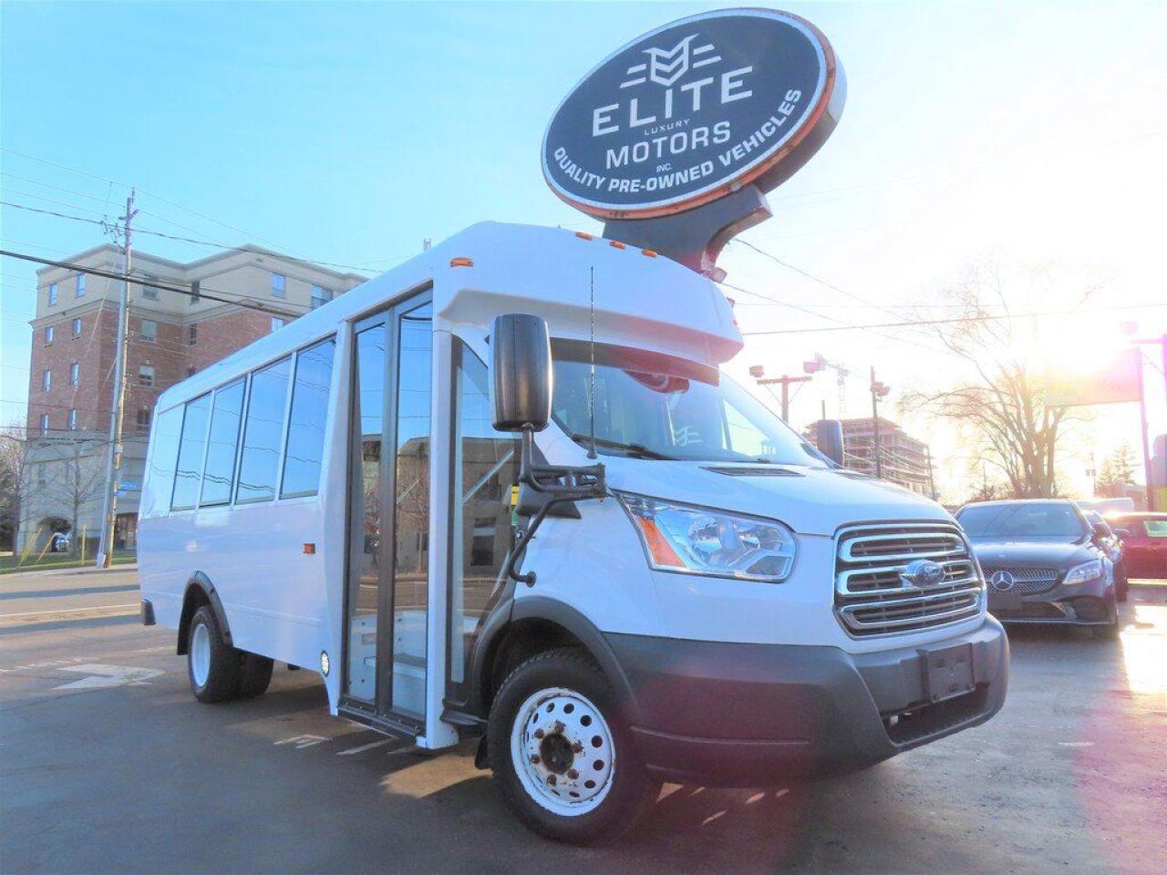 Used 2017 Ford Transit Passenger Wagon CUTAWAY-T-350 156\ 10360 GVWR DRW-14 PASSENGER !! for sale in Burlington, ON