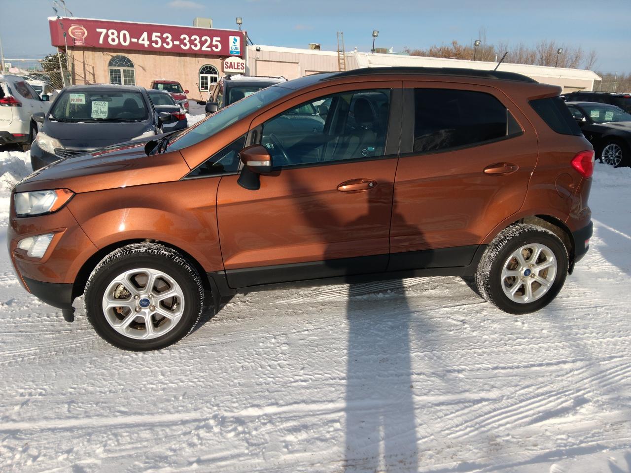 Used 2019 Ford EcoSport SE AWD, Sunroof, BU Cam, Nav, Blindspot, Park assi for sale in Edmonton, AB