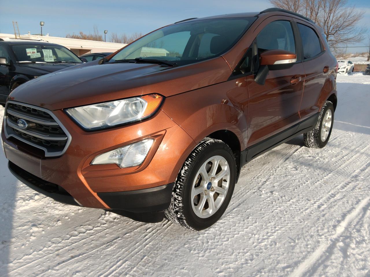 Used 2019 Ford EcoSport SE AWD, Sunroof, BU Cam, Nav, Blindspot, Park assi for sale in Edmonton, AB