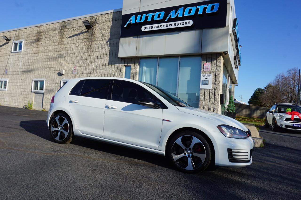 Used 2017 Volkswagen Golf GTI AUTOBAHN CERTIFIED NAV CAMERA BLUETOOTH SUNROOF HEATED SEATS CRUISE ALLOYS for sale in Burlington, ON