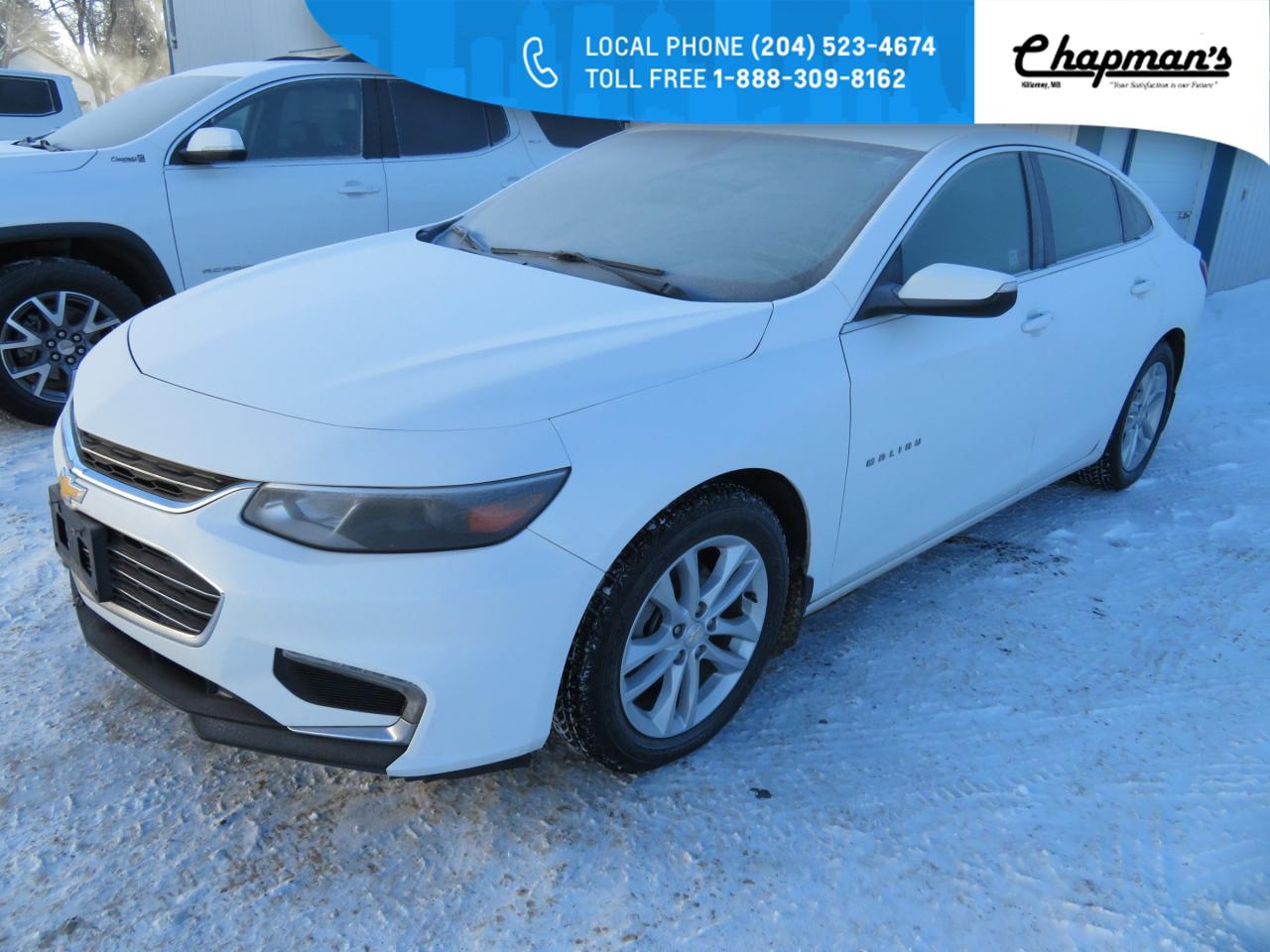 Used 2016 Chevrolet Malibu 1LT 2 Sets of Tires, Rear Vision Camera, Wireless Charging for sale in Killarney, MB