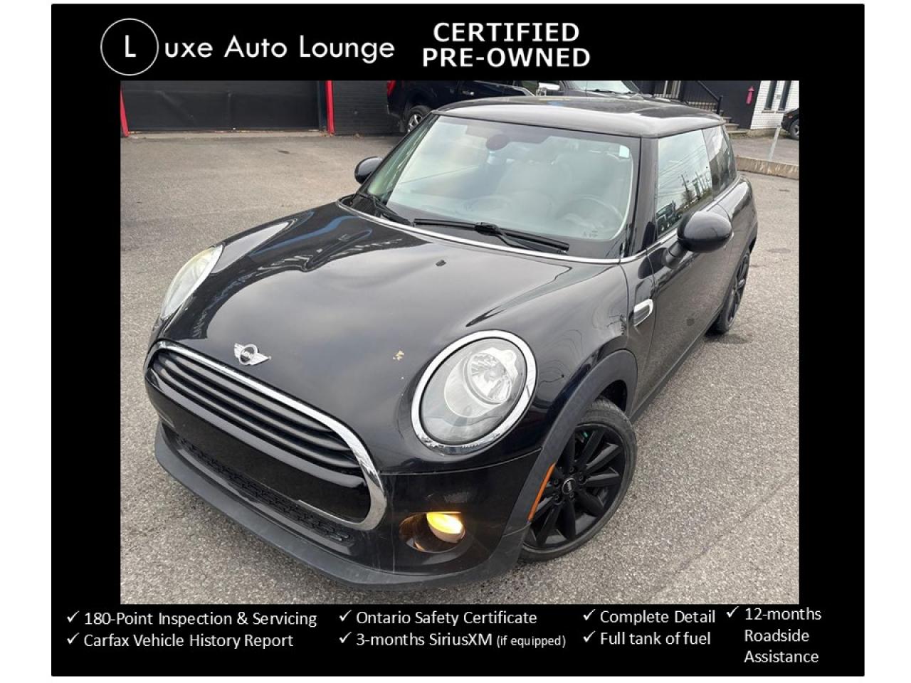 Used 2017 MINI Cooper LOW KM, 6SPD, SUNROOF, HEATED SEATS, BLACK WHEELS! for sale in Orleans, ON